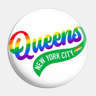 Queens pride Pin