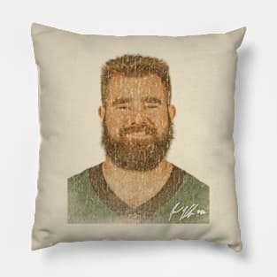 Jason Kelce Vintage Pillow