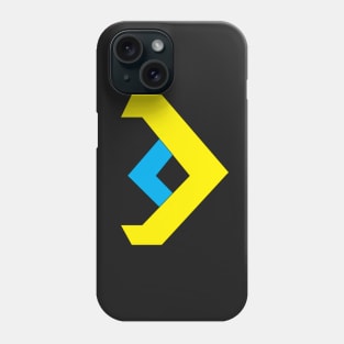 Blue and Yellow Phone Case