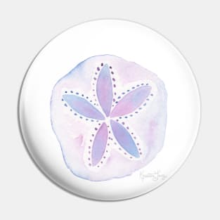 Mermaid Currency - Purple Sand Dollar Pin