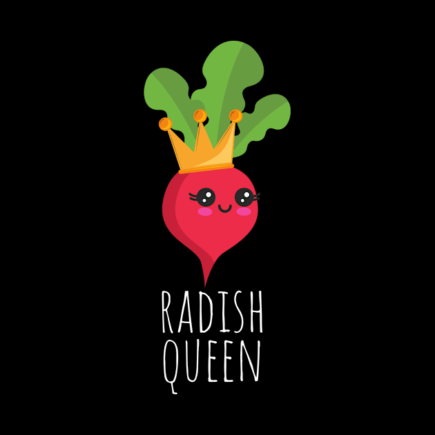 Radish Queen Kawaii by DesignArchitect