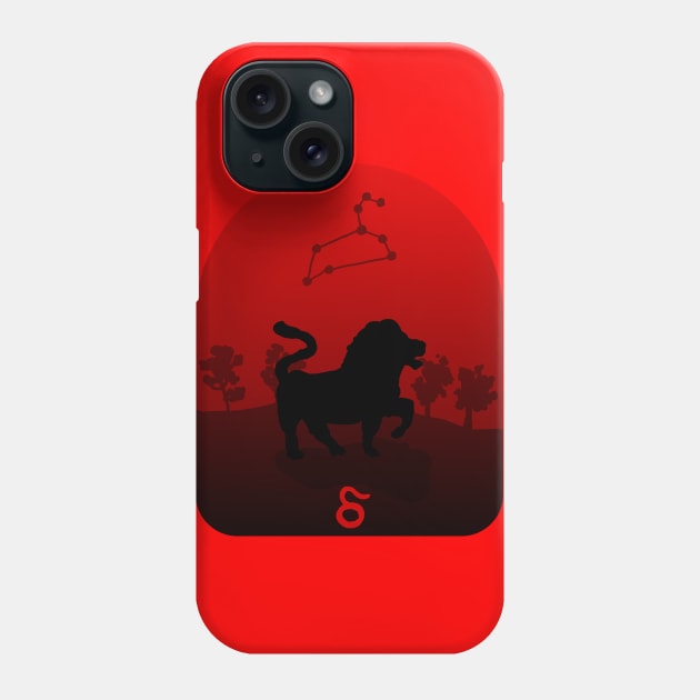 Leo Star Sign Phone Case by Marthin