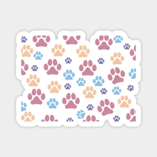 Cute Dog Paws Design Magnet