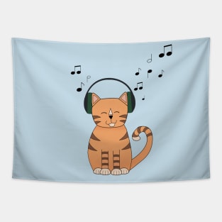 Musical Cat Tapestry