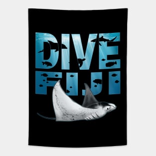 Dive Fiji Manta Ray Tapestry