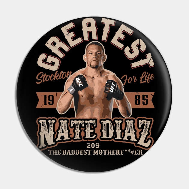 Greatest Nate Diaz Pin by Alema Art