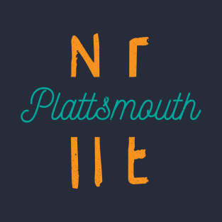 Plattsmouth Nebraska City Typography T-Shirt