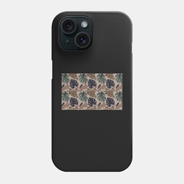 Tropical camouflage pet bandana Phone Case by NinosDelViento