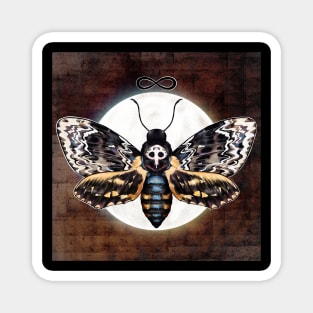 Deaths head moth Magnet