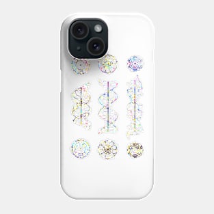 A-,B-, and Z-DNA Phone Case