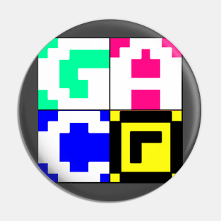 Gulf Pixel Block Pin