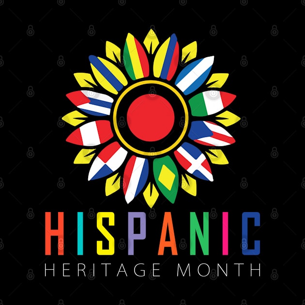 Proud Latina For Women Funny Hispanic Heritage Month Flag by The Design Catalyst