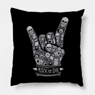 Rock or Die Pillow