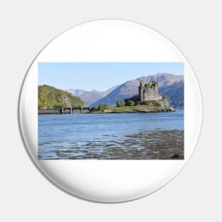 Eilean Donan Castle on a summer afternoon  in the Highlands of Scotland Pin