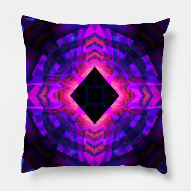 Dark Diamond Pillow by EggheadK8