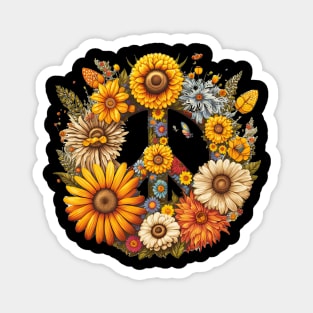 Peace Daisy Magnet