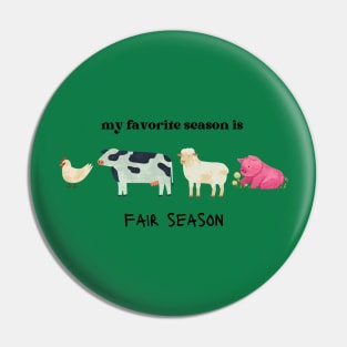 My favorite season is fair season Livestock animals Pin