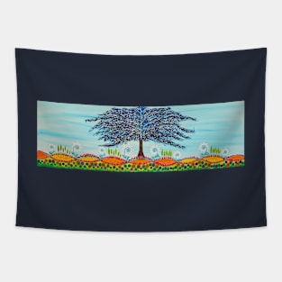 Tree in Youslandia Tapestry