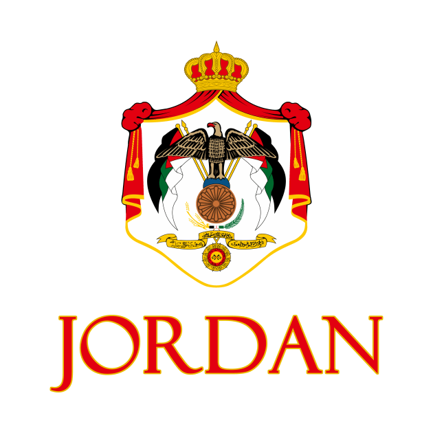 Jordan - Jordanian Coat of Arms Design by Naves