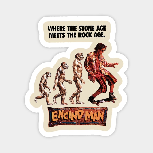 Encino Man 1992 Magnet by lockard dots