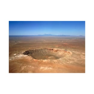 Meteor crater, Arizona (E670/0041) T-Shirt