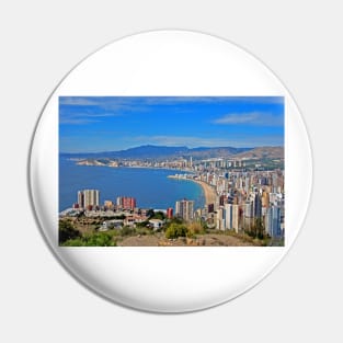 Benidorm Skyline Cityscape Costa Blanca Spain Pin