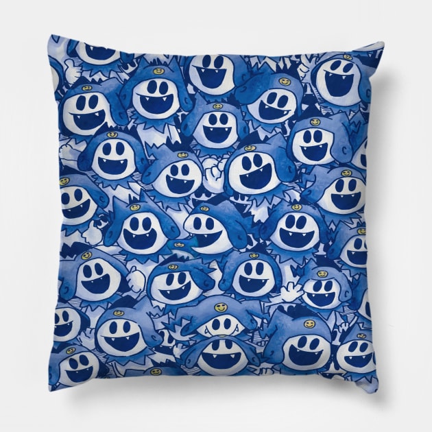 A Whole Lotta Jack Frost! Pillow by Vino