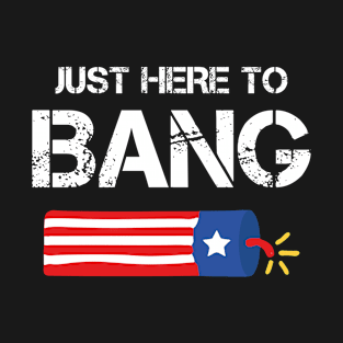 Just Here To Bang T-Shirt