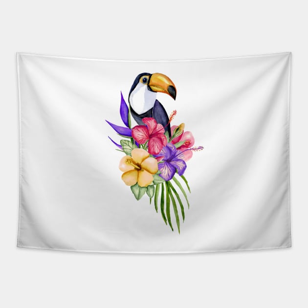 Toucan Tapestry by JuliaBadeeva