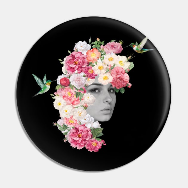 Flowers Girl I Pin by Seven Trees Design