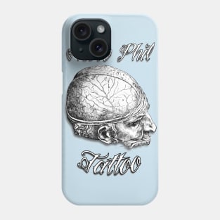 Necro Phil Tattoo Dissected Head Phone Case