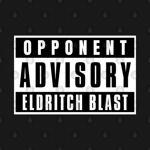 Opponent Advisory Eldritch Blast | DnD Warlock Class by DungeonDesigns