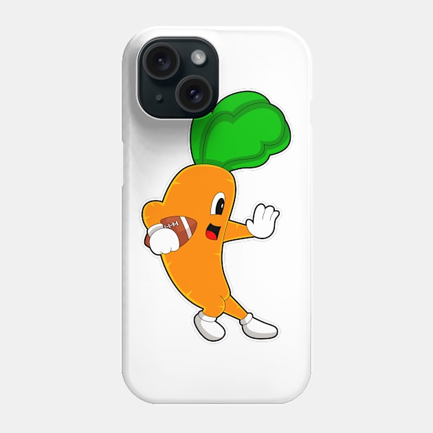 Carrot American Football Phone Case by Markus Schnabel