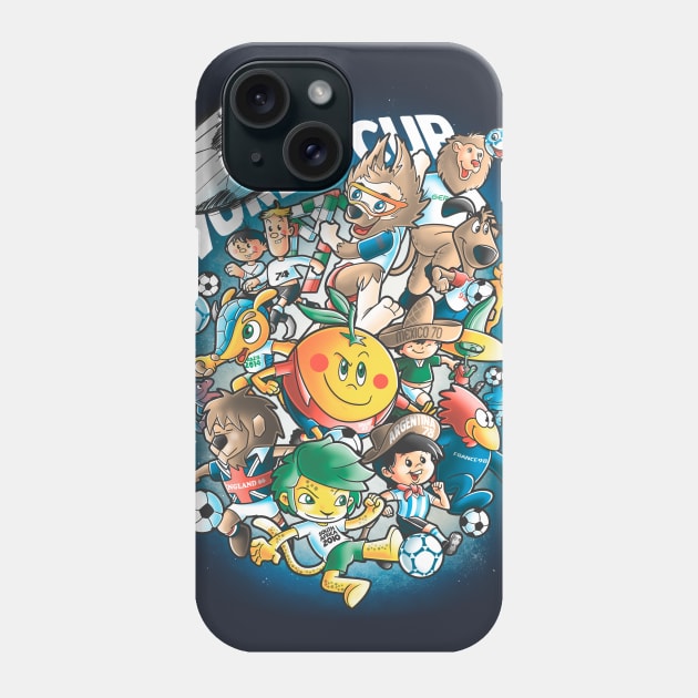 World cup Phone Case by Cromanart