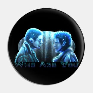 Supernatural Dean and Castiel "Who Are You?" Pin