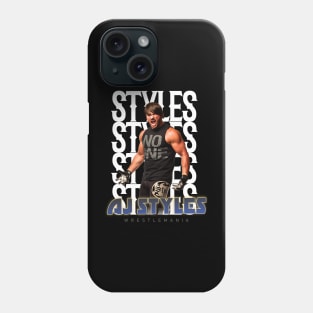 Wrestle Star aj styles Phone Case