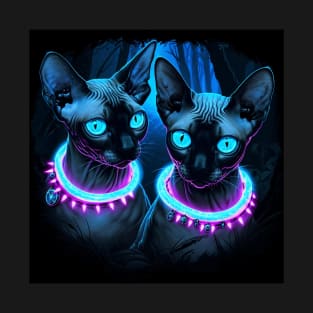 Glowing  Sphynx Duo T-Shirt