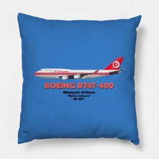 Boeing B747-400 - Malaysia Airlines "Retro Colours" Pillow