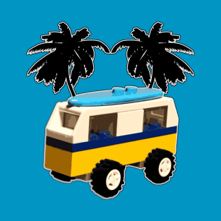 Brick Creations - Sunshine Surfer Camper Van T-Shirt