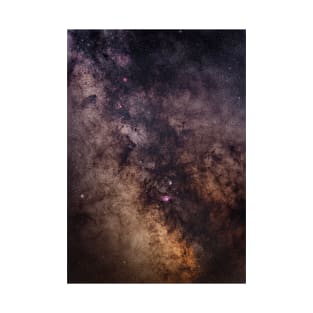 Galactic core of the Milky Way T-Shirt