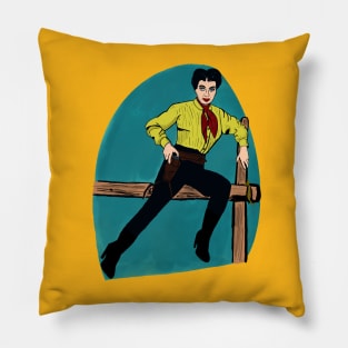 Joan Crawford in Johnny Guitar Pillow