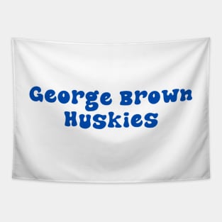 George Brown Huskies Tapestry