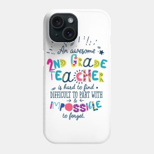 An Awesome 2nd Grade Teacher Gift Idea - Impossible to forget Phone Case