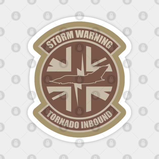 Storm Warning Tornado Inbound Magnet by TCP