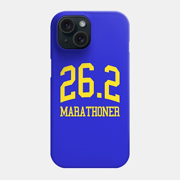 26.2 Marathoner Marathon Runner Running Coach Phone Case by PodDesignShop