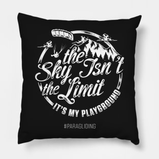 Paraglider Sky Playground Funny Paragliding Paramotor Pillow