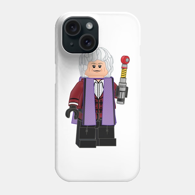 Lego Third Doctor Phone Case by ovofigures