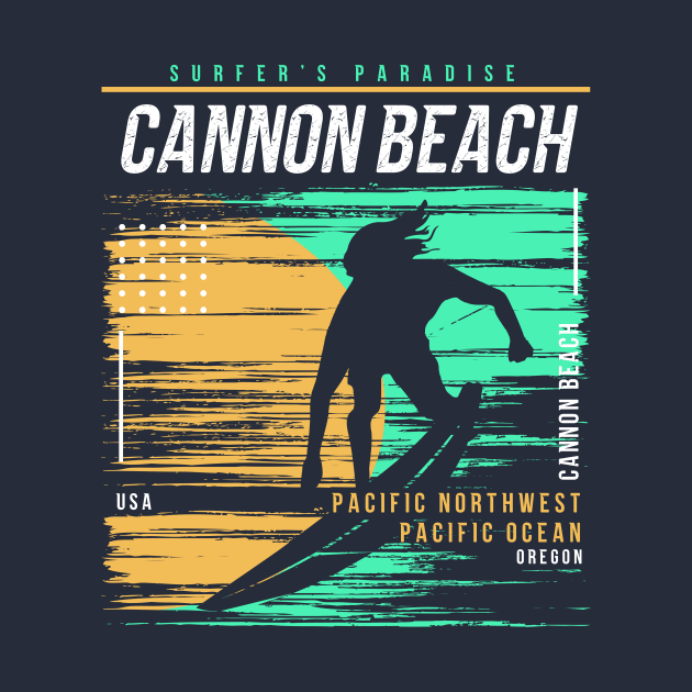 Retro Surfing Cannon Beach, Oregon // Vintage Surfer Beach // Surfer's Paradise by Now Boarding