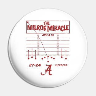 The-Milroe-Miracle-4th-And-31-Alabama Pin