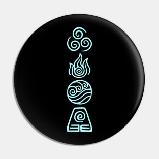 Avatar - Airbender - Elements Pin